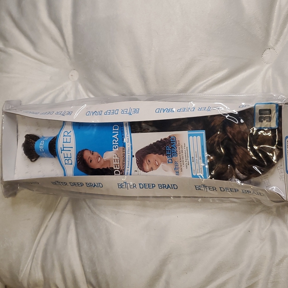 1 pack of Harlem 125 deep better braid color #30, BDB Micro knot braid